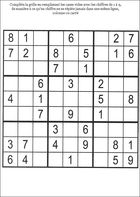 Jeux De Sudoku À Imprimer - Tcbo encequiconcerne Sudoku Animaux À Imprimer