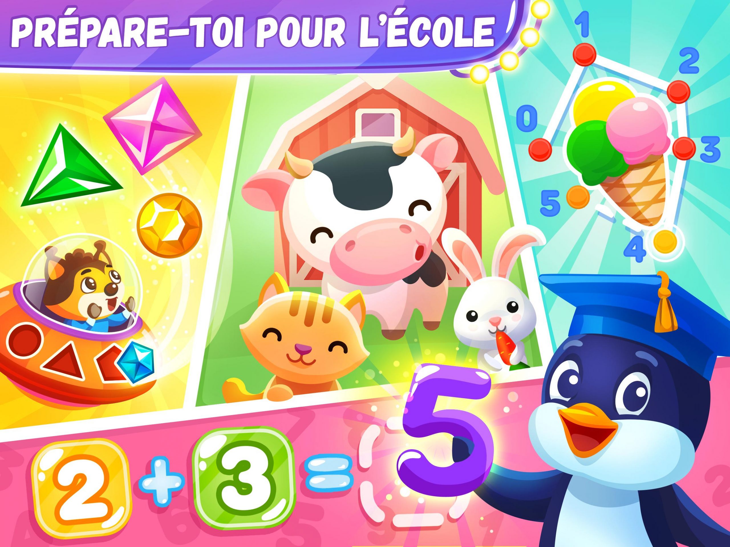 Jeux Éducatifs Pour Les Enfants De 4 6 Ans Pour Android destiné Jeux Pour Enfant De 4 Ans