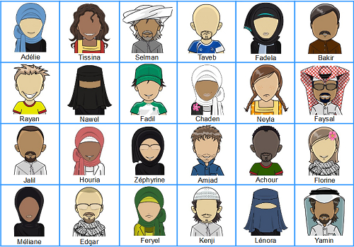 Jeux Islamiques | Éducation Religieuse, Apprendre L'Arabe dedans Fiche Qui Est Ce À Imprimer