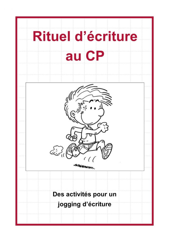 Jogging D'Écriture Au Cp - Production Écrite Cp - La Salle serapportantà Jeux D Écriture Cp