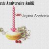 Joyeux Anniversaire D'Amitié ~ Poèmes Et Textes D'Amour 2018 tout Sms Joyeux Anniversaire Mon Ami