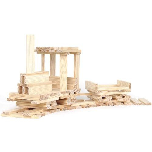 Kapla Costruzioni Legno Naturale 100 Pz | Yookids dedans Fiche Construction Kapla Imprimer