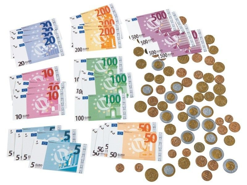 Kit Billets Et Pièces En Euros - Jeux D'Imitation destiné Pieces Et Billets Euros À Imprimer