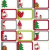 Kit Étiquettes Cadeaux Lutins De Noël | Etiquette Cadeau Noel à Etiquette Noel À Imprimer