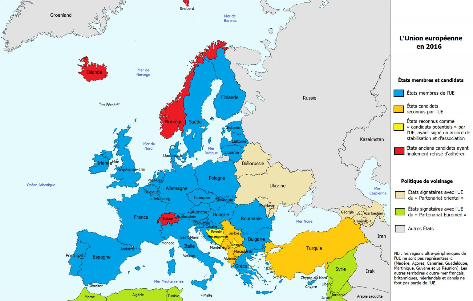 La Carte De L'Union Européenne - Parlorama À Carte De L encequiconcerne Carte De L Union Europeenne