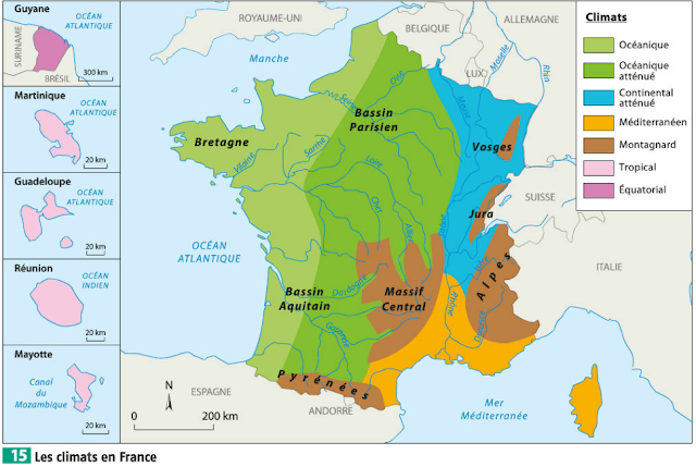 La Classe D'Histoire Géo: Thème 5 : La France destiné 13 Régions Françaises
