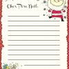 La Lettre Au Pere Noel | Write To Santa In French pour Papier À Lettre Père Noel À Imprimer Gratuitement
