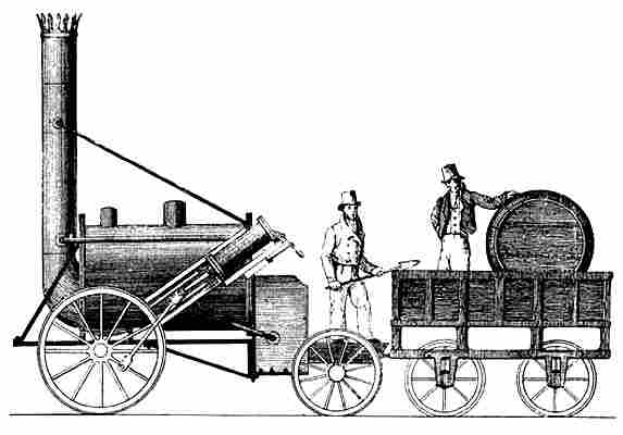 La Locomotive A Vapeur, La Fusée De Stephenson serapportantà Dessin Locomotive A Vapeur