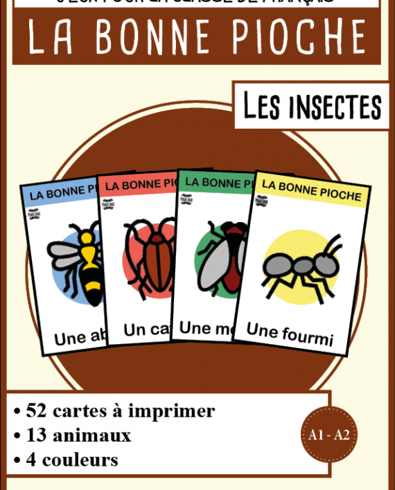 La Personnalité | Jeu De Cartes, Apprendre L&amp;#039;Anglais, Insectes avec Deviner En Anglais