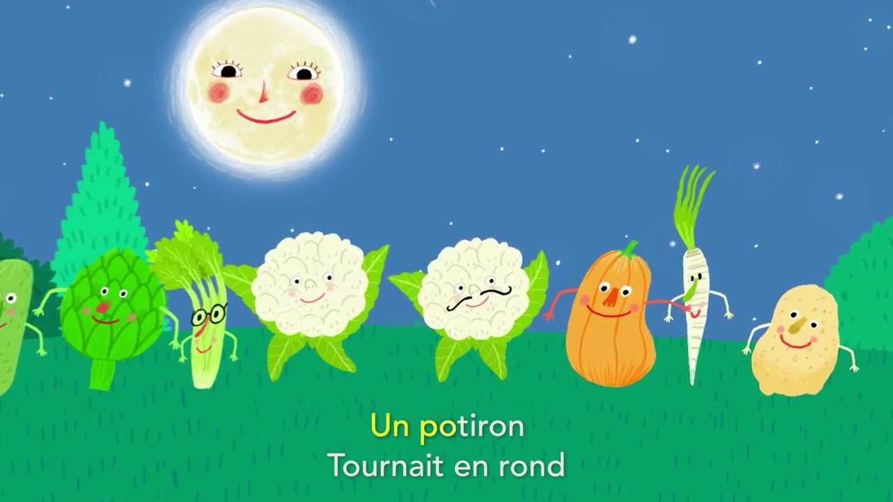La Ronde Des Légumes Les Chansons De Pinpin Et Lili À destiné Chanson Sur Les Fruits Et Légumes
