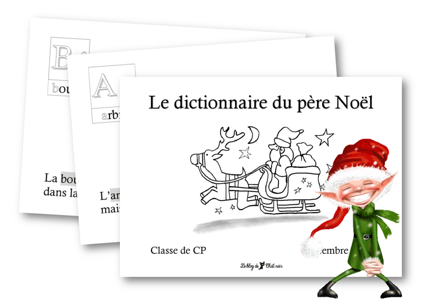 L'Abécédaire De Noël - Le Blog De Chat Noir destiné Lecture Cp Noel