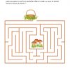 Labyrinthe De La Cueillette Aux Champignons | Momes tout Jeux De Maternelle À Imprimer