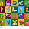 L'Alphabet D'Animaux A Placé Pour L'Éducation D'Abc D concernant J Apprend L Alphabet Maternelle