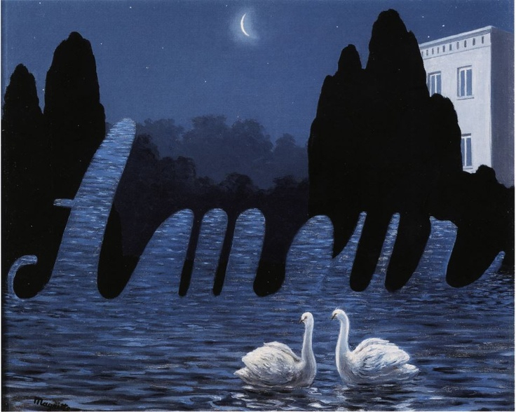 L'Art De La Conversation Iv (Amour) (1950) | Rene Magritte concernant Magritte Histoire Des Arts