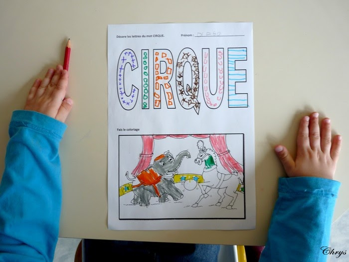 Le Journal De Chrys: Mon Projet Cirque En Maternelle (1) destiné Projet Maternelle