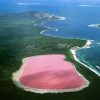 Le Lac Hillier En Australie Possède Une Étonnante serapportantà Couleur De L Australie