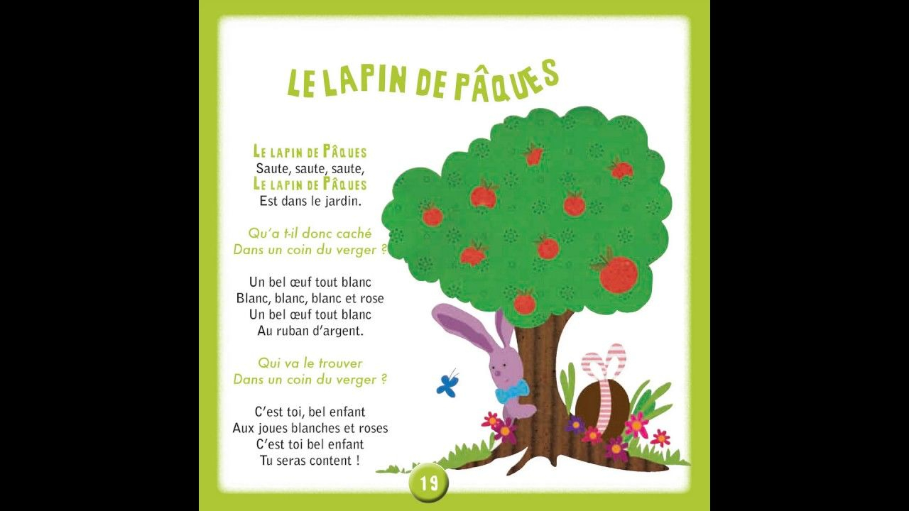 Le Lapin De Pâques - 100 Chansons &amp;amp; Comptines À L&amp;#039;École dedans Un Petit Lapin Chanson