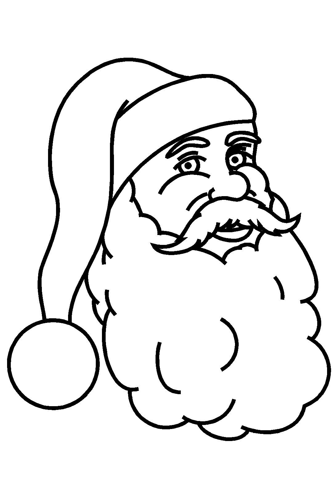 Le Père-Noël En Maternelle | Pere Noel, Tete De Pere Noel avec Coloriage De Père Noel Gratuit A Imprimer
