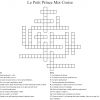 Le Petit Prince Mot Croise Crossword - Wordmint À Mot à Mot Croiser