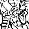 Le Picasso Cassé - Le Tour De Mes Idées destiné Dessin À Peindre À Imprimer