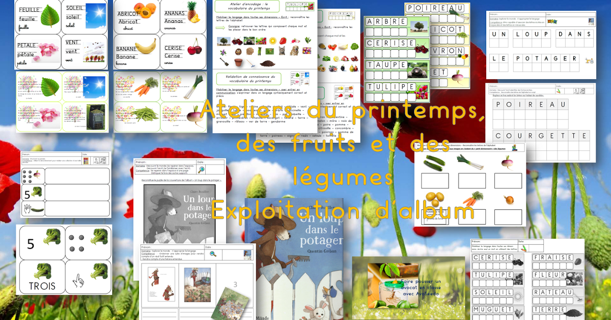 Le Printemps À La Maternelle : Ateliers Et Exploitation D dedans Album Printemps Gs