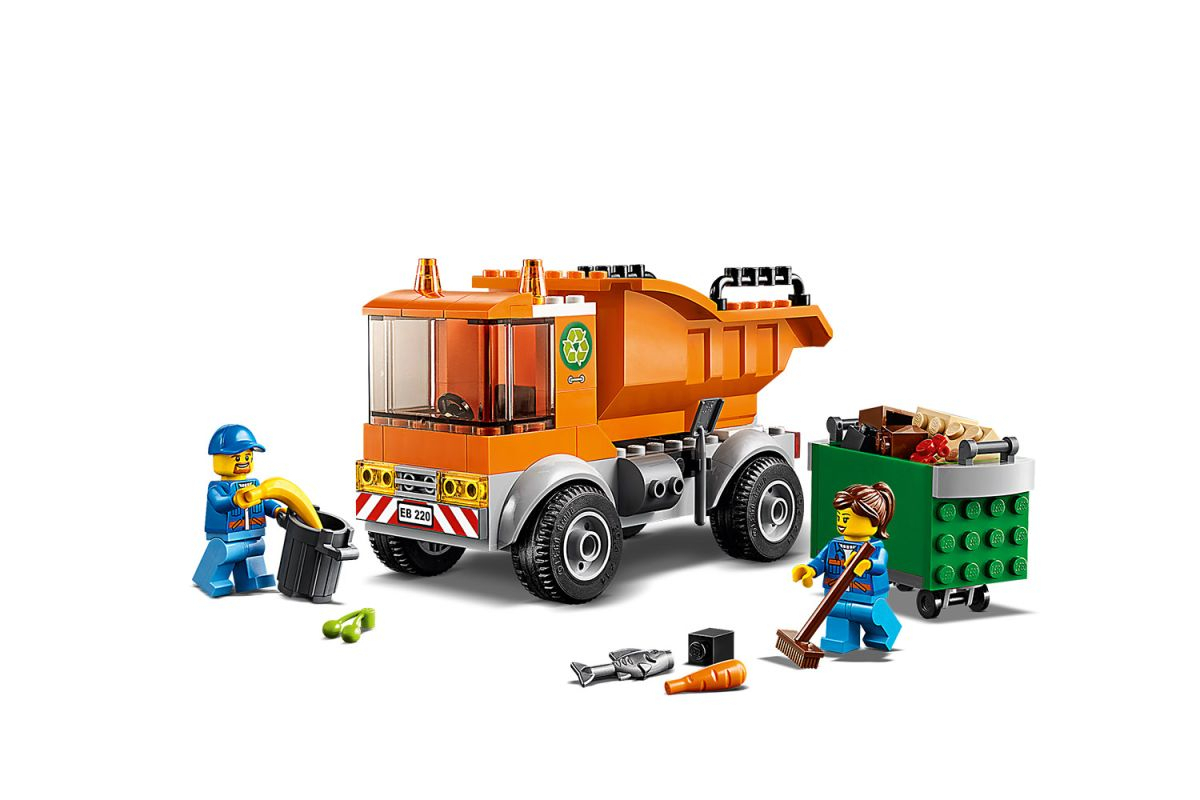 Lego City - Camion Poubelle dedans Le Doudou Des Camions Poubelles