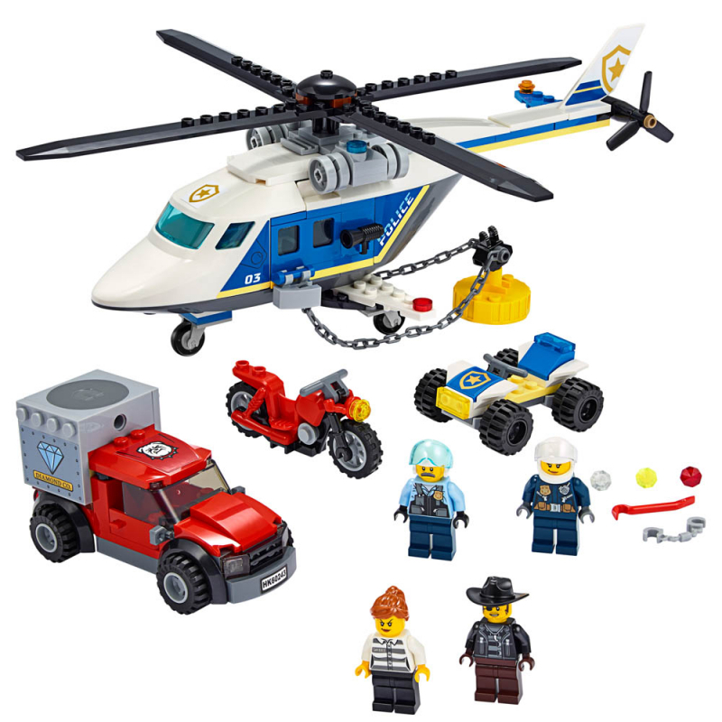Lego City Police Helicopter Chase (60243) | Lego serapportantà Dessin Animé Lego City Police