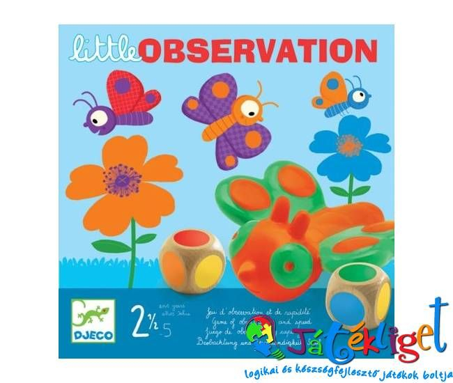 Lepkefogó (Little Observation) - Djeco Társasjáték destiné Little Observation Djeco