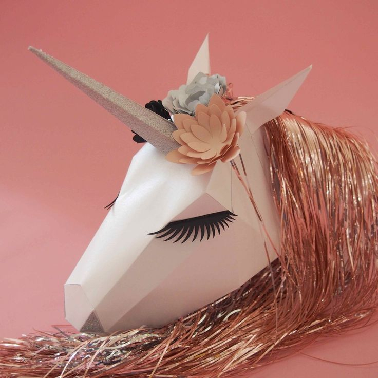 Les 25 Meilleures Idées De La Catégorie Masque Licorne Sur encequiconcerne Comment Faire Une Licorne En Papier