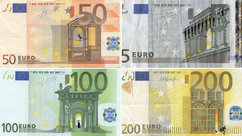 Les Billets De Banque, Un Outil De Propagande Efficace intérieur Billet De 5 Euros À Imprimer