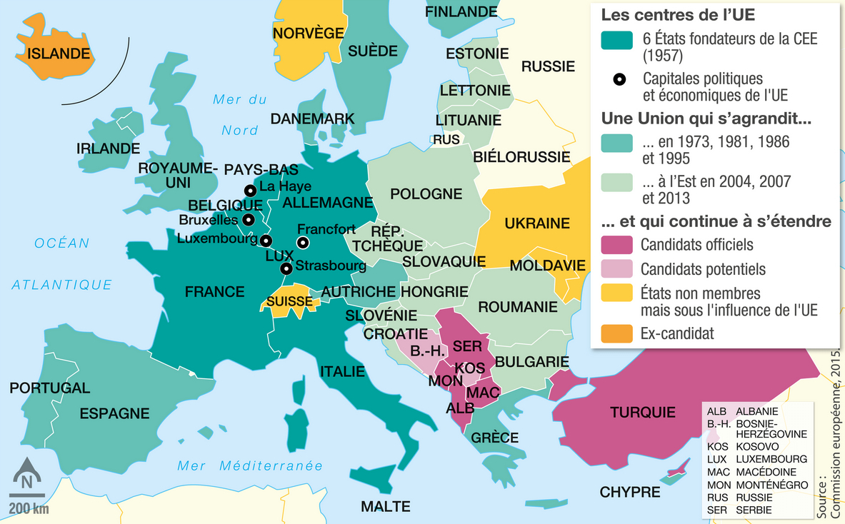Les Capitales De L Union Européenne | Primanyc serapportantà Union Européenne Capitales