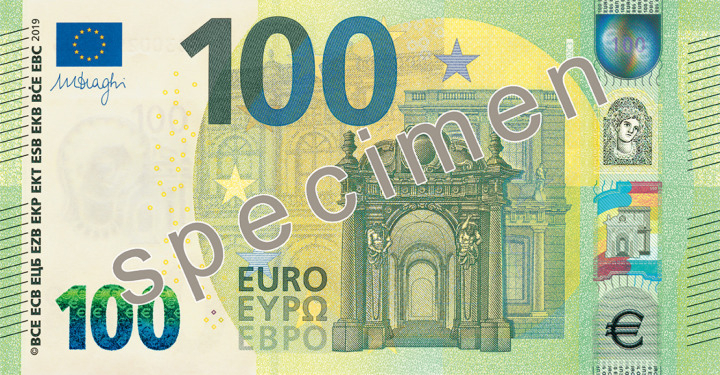 Les Caractéristiques Des Billets Et Des Pièces En Euro à Billet De 100 Euros À Imprimer