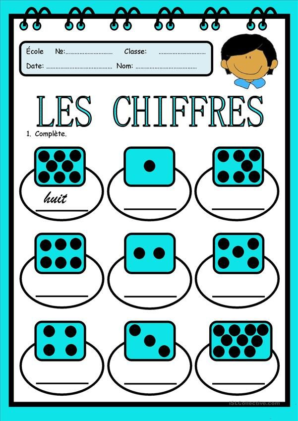 Les Chiffres | Chiffre, Les Chiffres En Français Et Fiches pour Jeux Pour Apprendre Les Chiffres En Francais