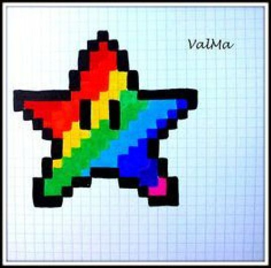Les Créas De Valma: Mes Modèles Dessins Pixels - Novembre destiné Modele Dessin Pixel