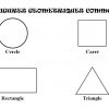 Les Formes Géométriques En Anglais - Lampedebureau tout Forme Géométrique En Anglais