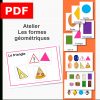 Les Formes Géométriques - L'Atelier D'Objectif Ief avec Apprentissage Maternelle Petite Section
