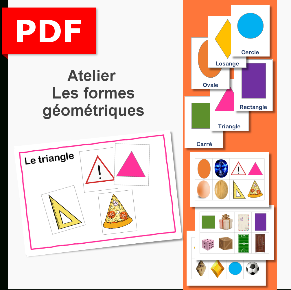 Les Formes Géométriques - L'Atelier D'Objectif Ief avec Apprentissage Maternelle Petite Section