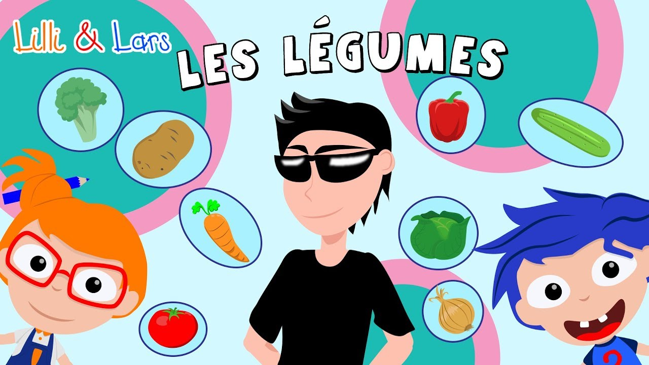 Les Légumes - Comptine Avec Parole - Vegetable Song French à Chanson Sur Les Fruits Et Légumes