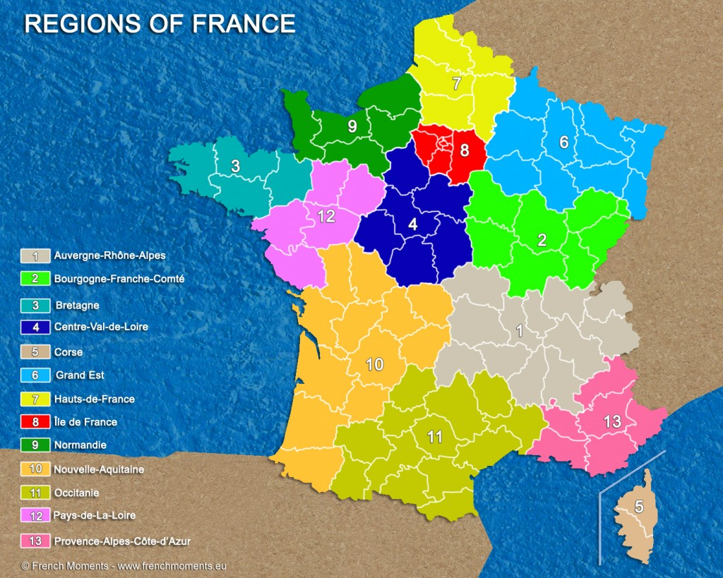 Les Noms Des 13 Nouvelles Régions De France | Un Français encequiconcerne Carte Région France 2016