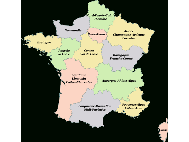 Les Noms Des Nouvelles Régions De France - Eplaque tout Nouvelles Régions En France