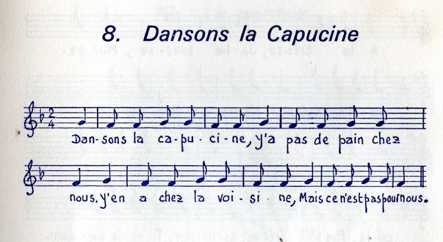 Les P&amp;#039;Tites Partoches: Dansons La Capucine pour Dansons La Capucine Paroles