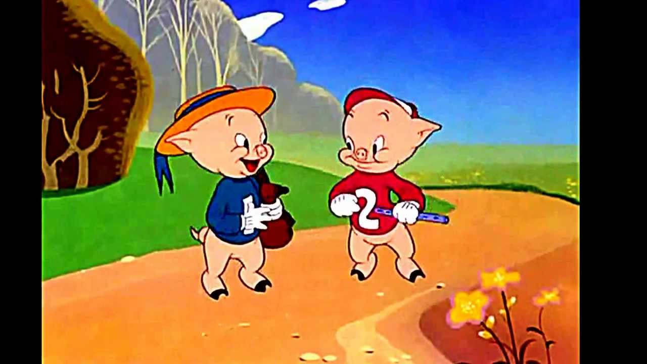 Les Trois Petits Cochons Cartoon(1933)Dessins Animes avec Le Dessin Animé De Dora
