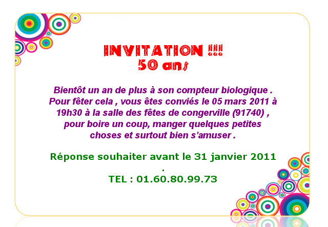 Lettre D&amp;#039;Invitation Anniversaire Exemple Awesome Lettre D concernant Message Pour Invitation Anniversaire