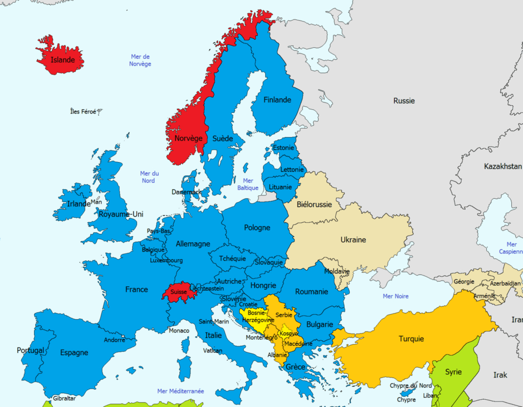 L&amp;#039;Expertise Dans Les Différents Pays Européens - Eeei intérieur Carte Pays Union Européenne
