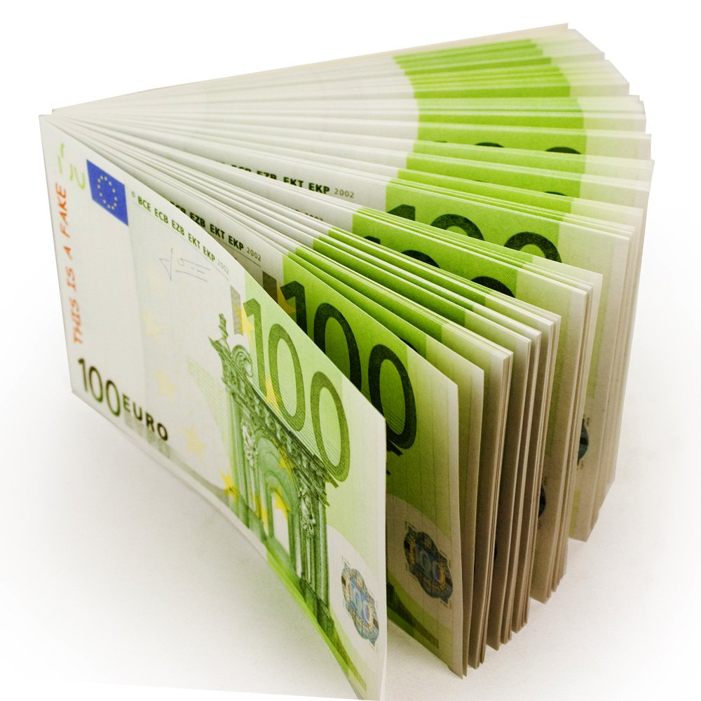 Liasse De Billets De 100 Euros Bloc-Notes destiné Billet De 100 Euros À Imprimer