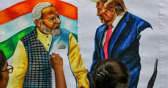 L&amp;#039;Inde Sort Le Grand Jeu Pour Trump, Mais Pas De Grand dedans Grand Jeu Indien