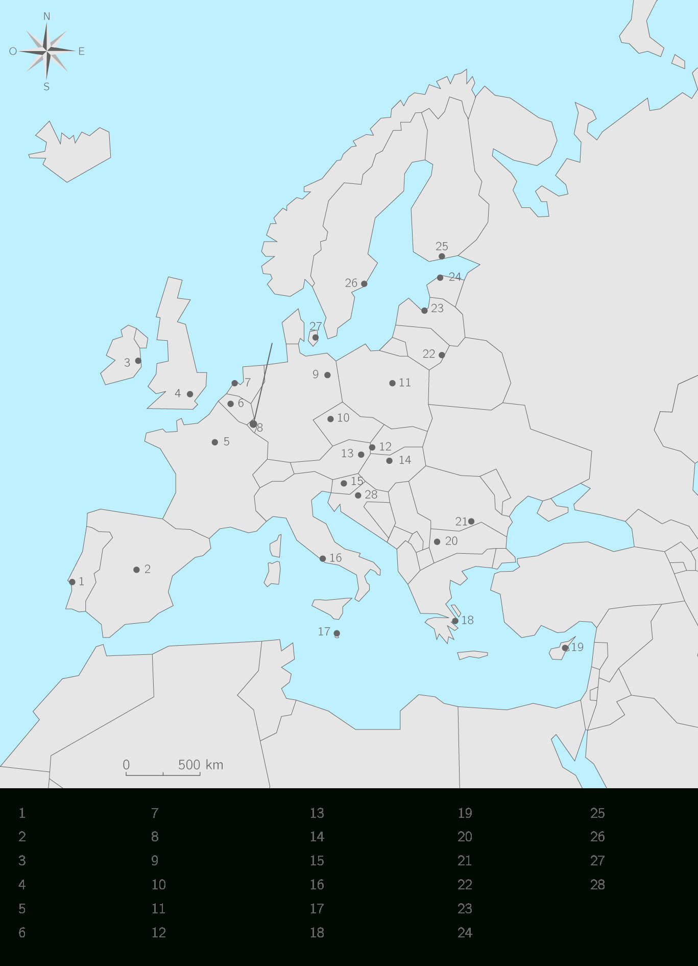 Liste Des Pays De L Union Européenne Et Leurs Capitales tout Les 28 Pays De L Union Européenne Et Leur Capitale