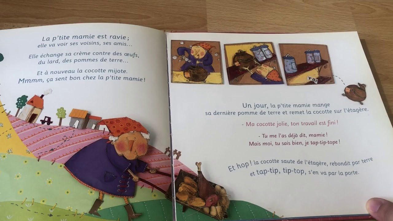 Livre « La Cocotte Qui Tap-Tip-Tope » Éditions Didier concernant La Petite Poule Rousse Didier Jeunesse
