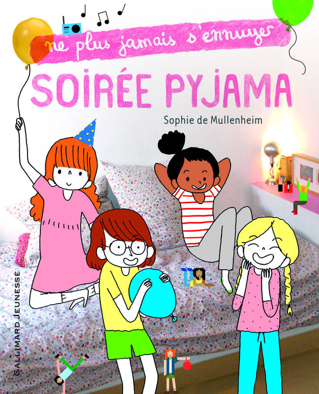 Livre: Soirée Pyjama, Sophie De Mullenheim, Gallimard destiné Idée D Activité Pour Une Soirée Pyjama