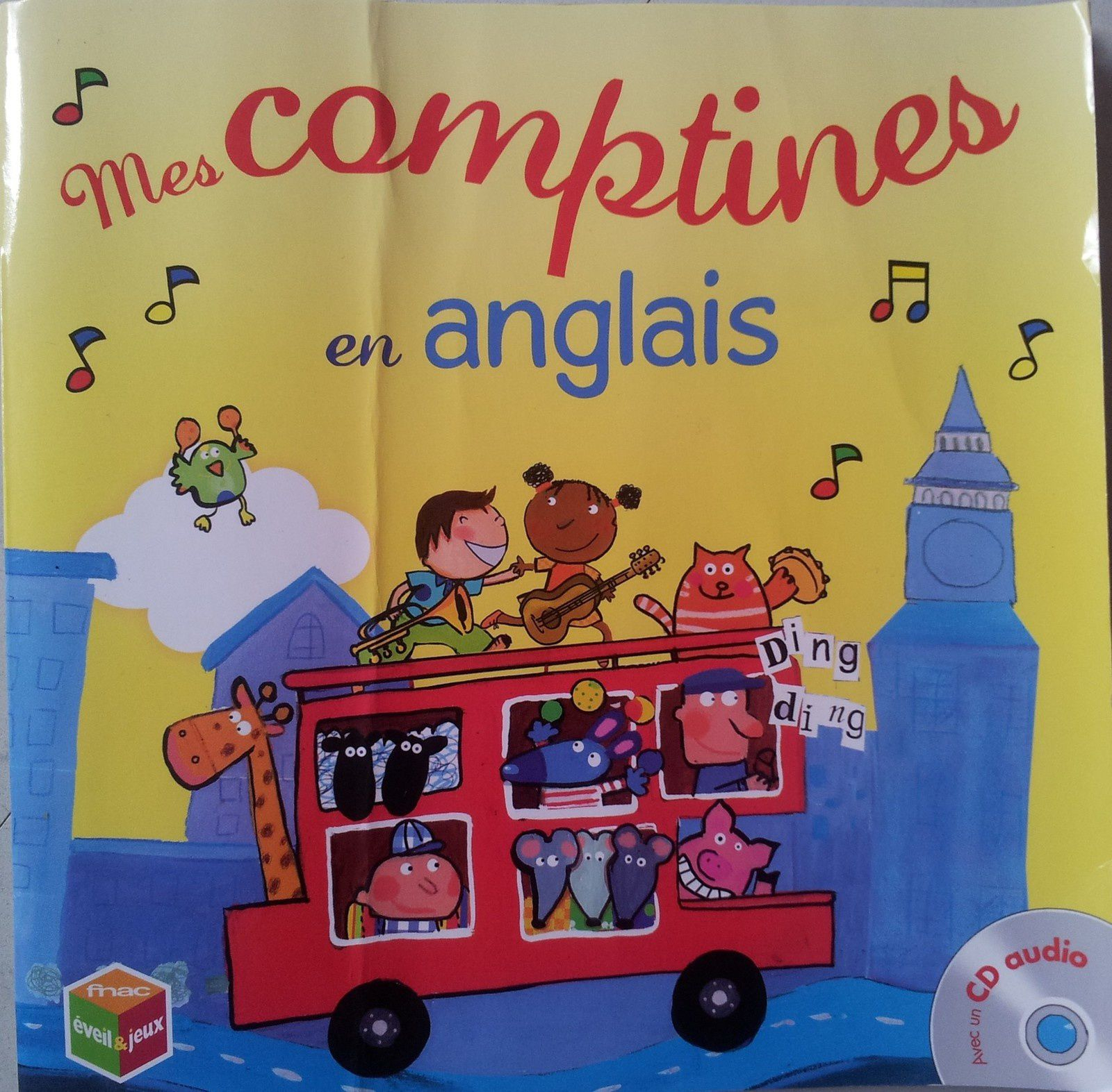 Livres-Cd De Chansons Et Comptines En Anglais. à Chanson Des Chiffres En Français